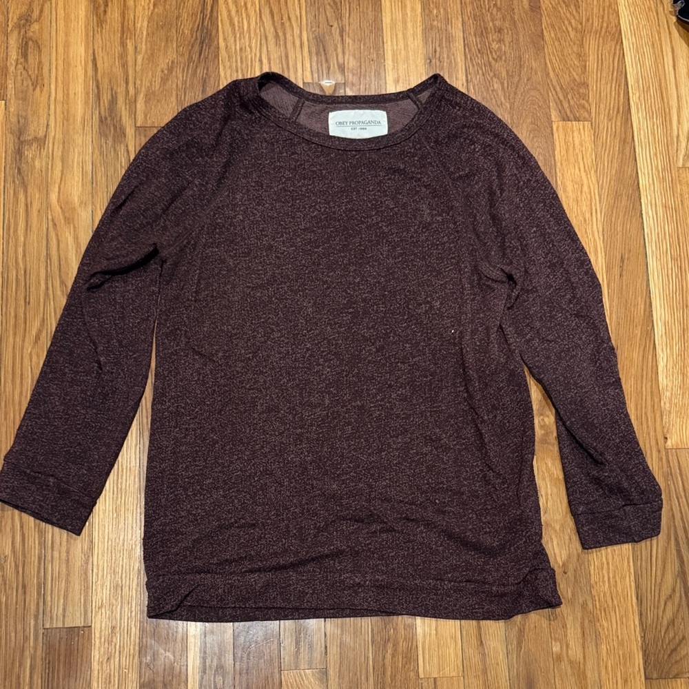 Women's Long Sleeve Top - Dark Brown